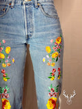 Jeans Fiori Ricamati 5Progress