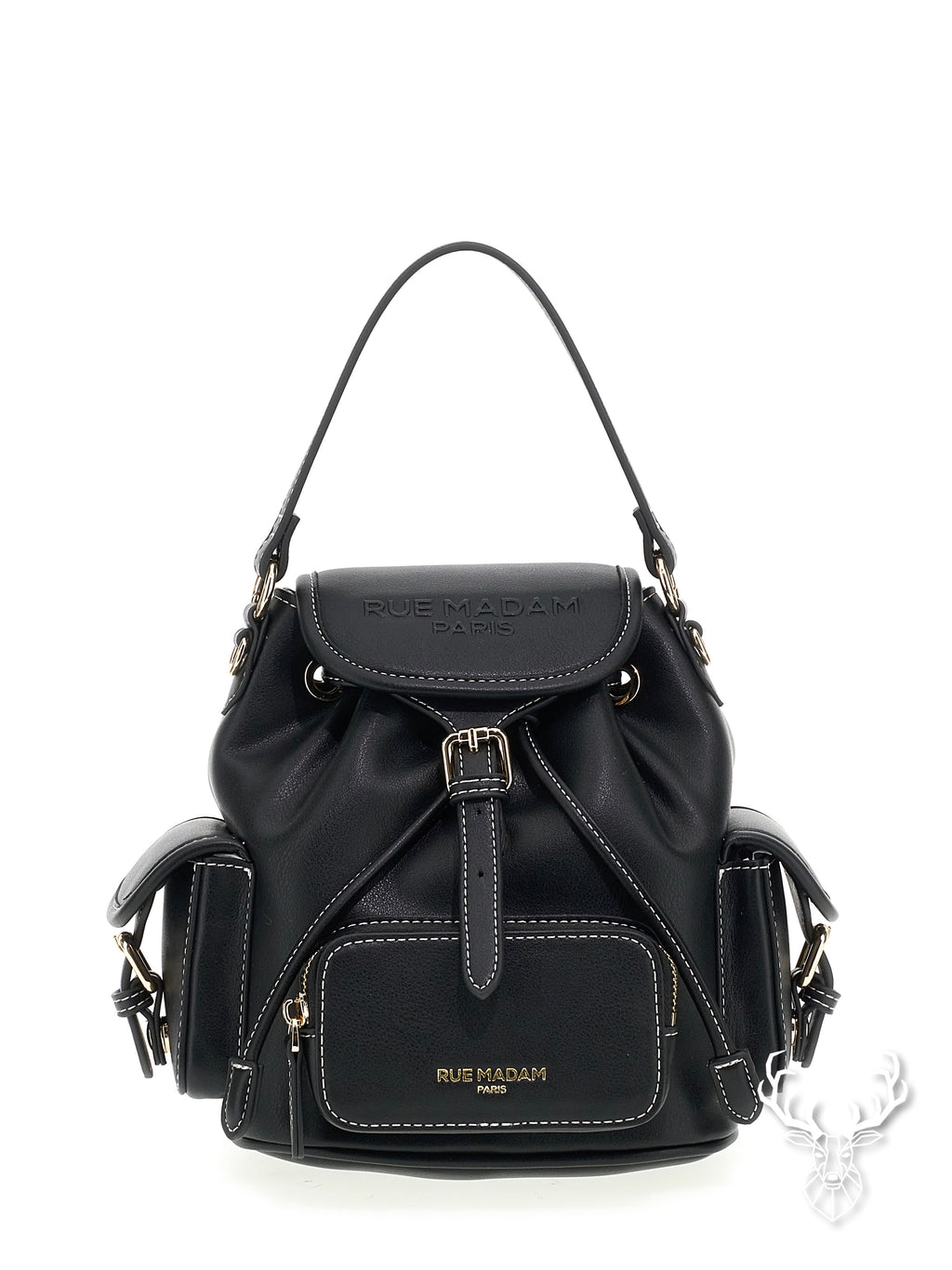 La Maison Backpack Black Rue Madam Paris
