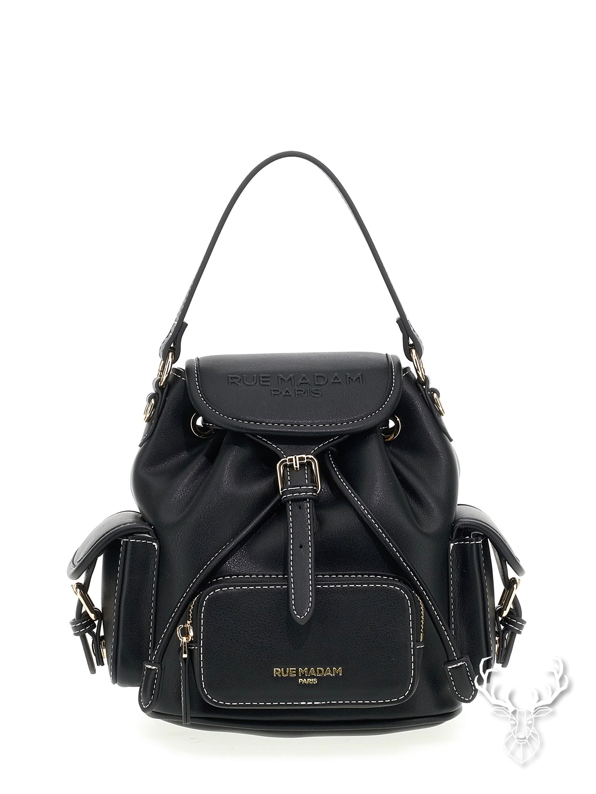 La Maison Backpack Black Rue Madam Paris
