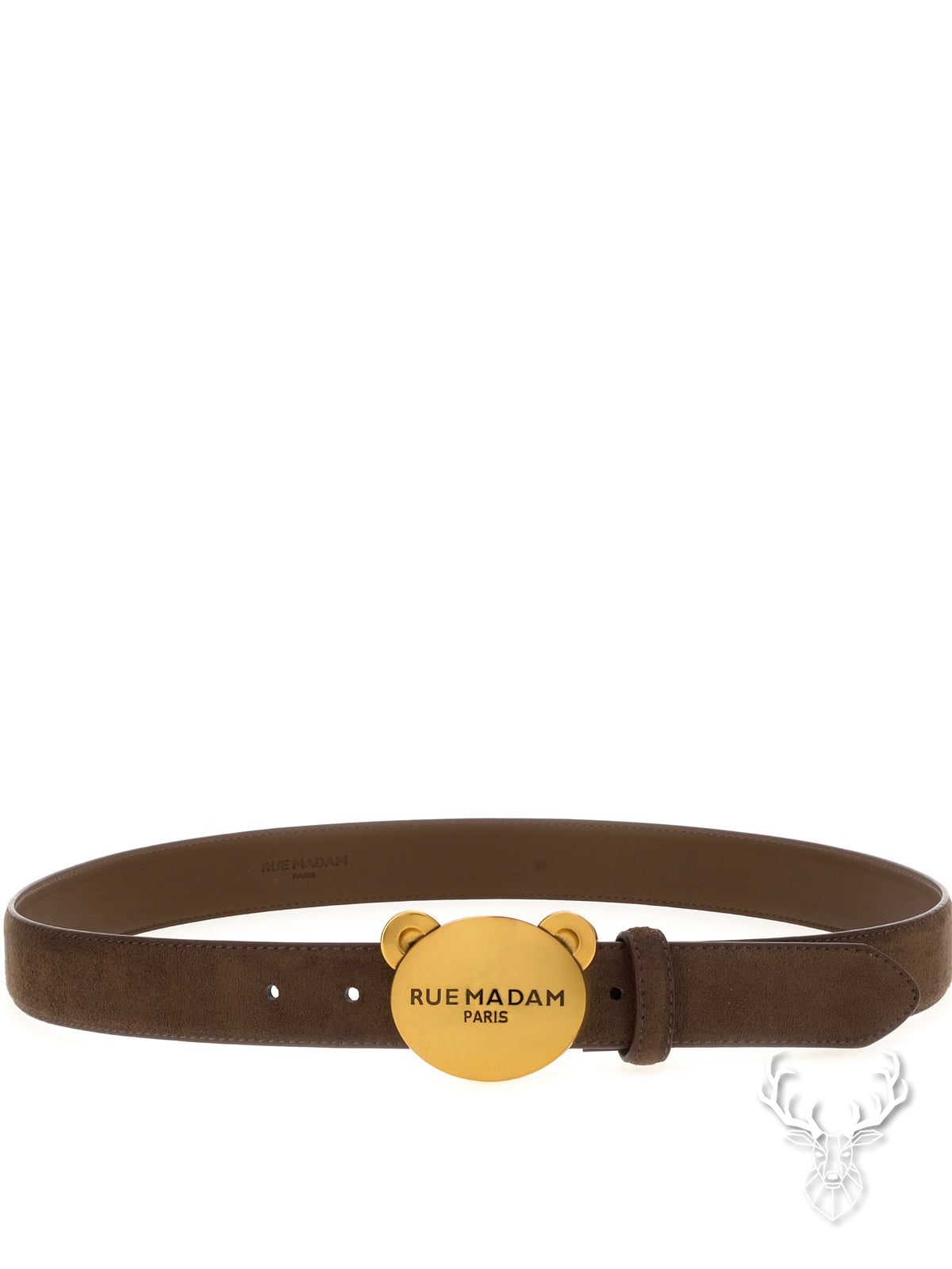 Marvin Belt Suede Brown Rue Madam Paris