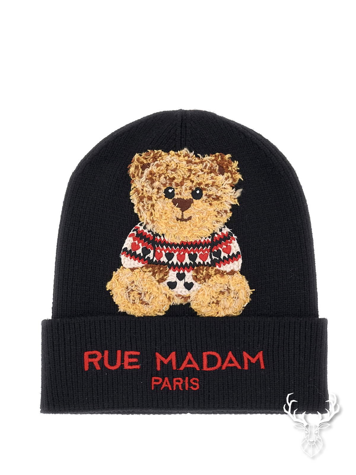 Marvin Love Beanie Black Rue Madam Paris