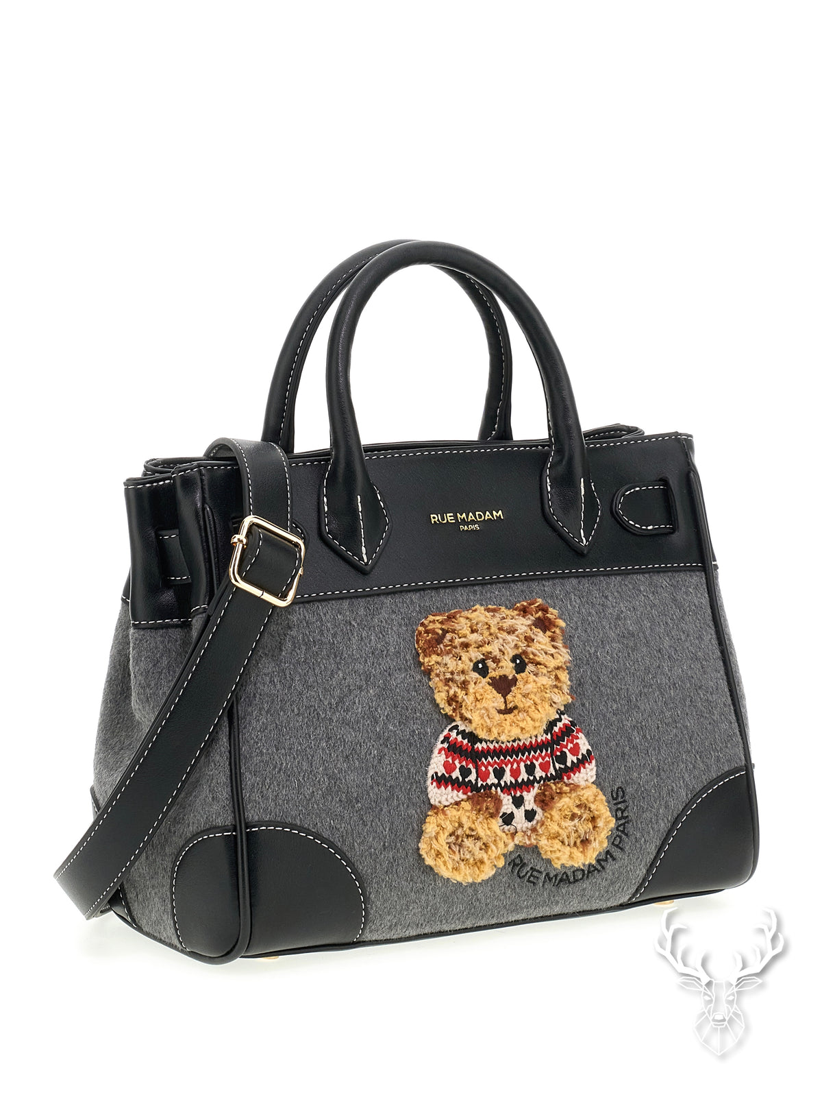 Marvin Love Mini Tote Grey Rue Madam Paris