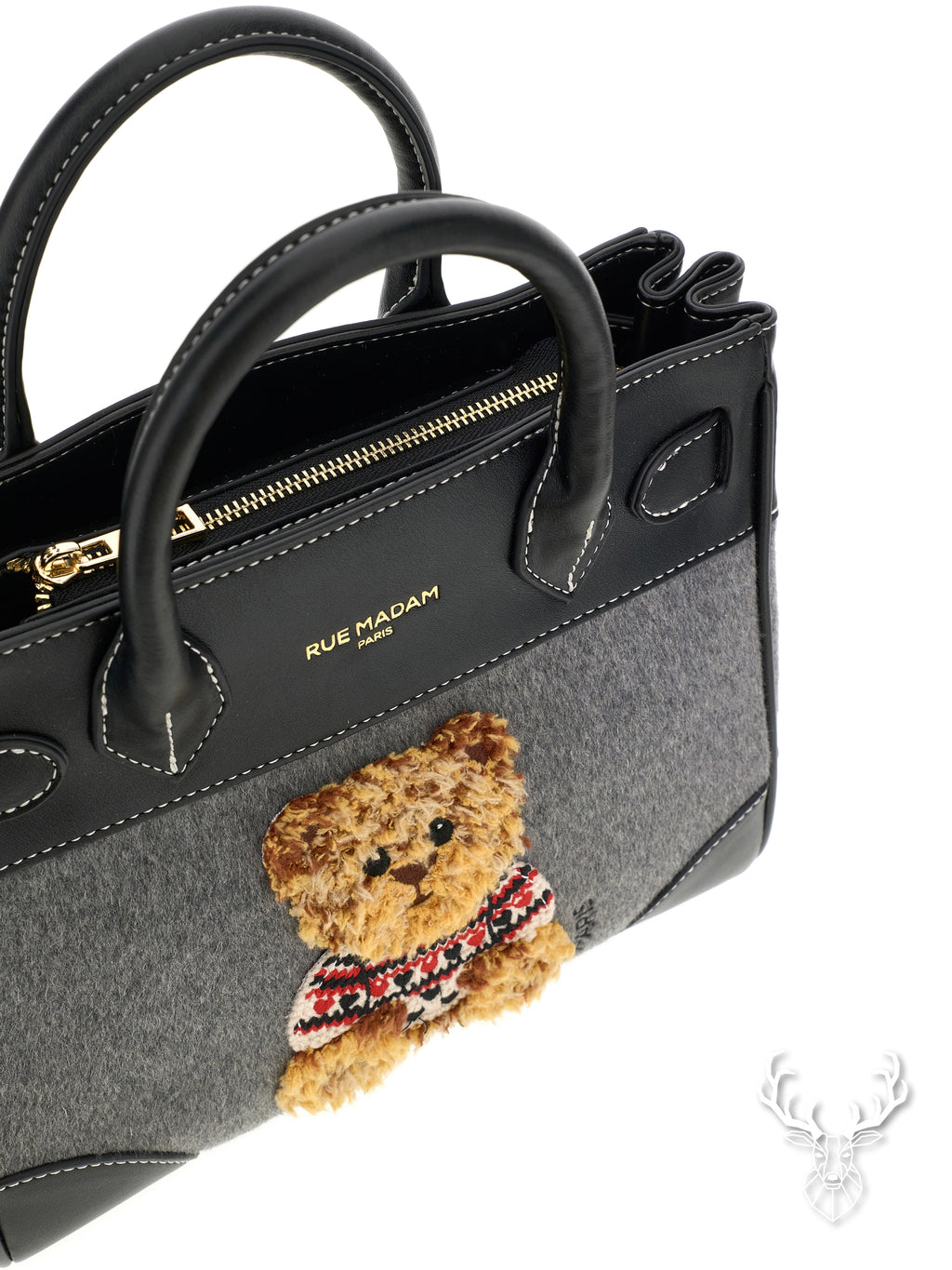 Marvin Love Mini Tote Grey Rue Madam Paris