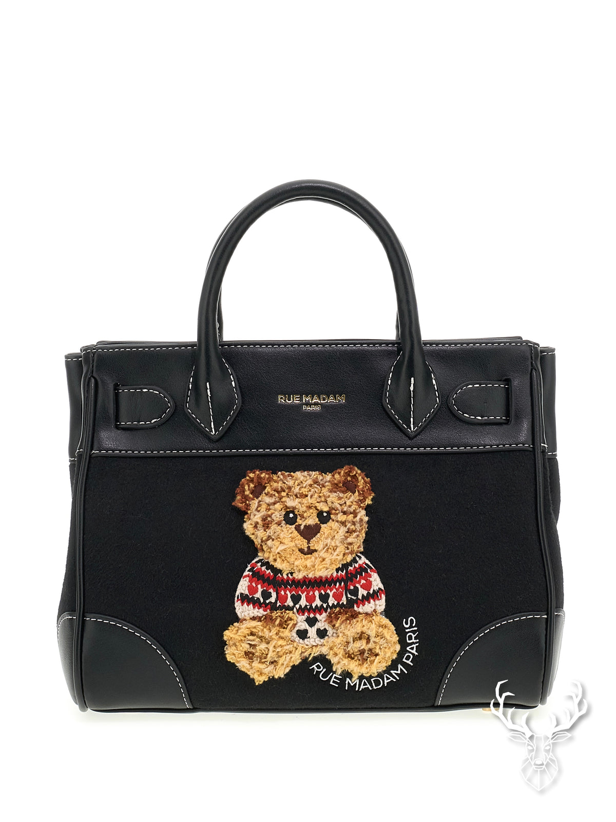 Marvin Love Mini Tote Black Rue Madam Paris
