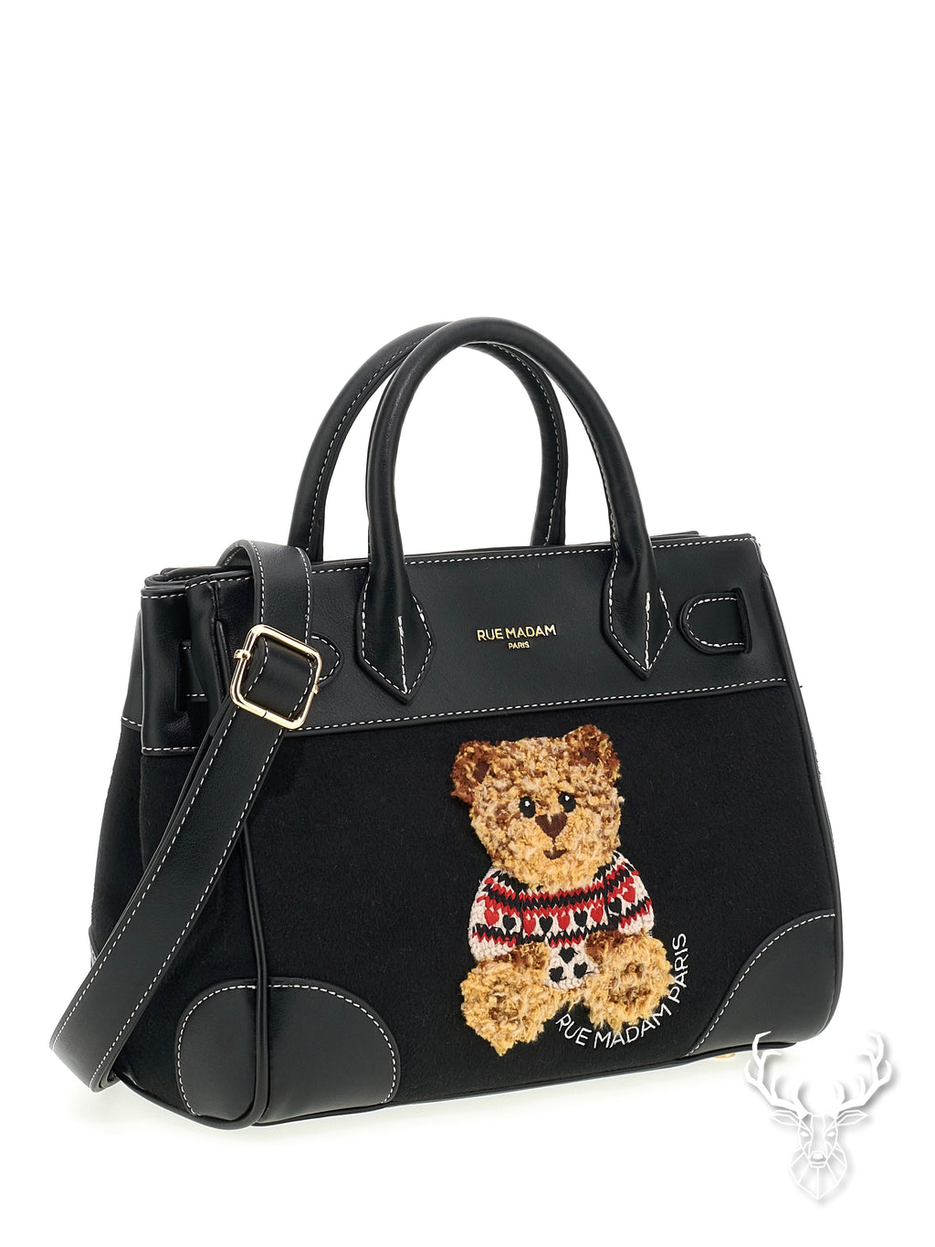 Marvin Love Mini Tote Black Rue Madam Paris