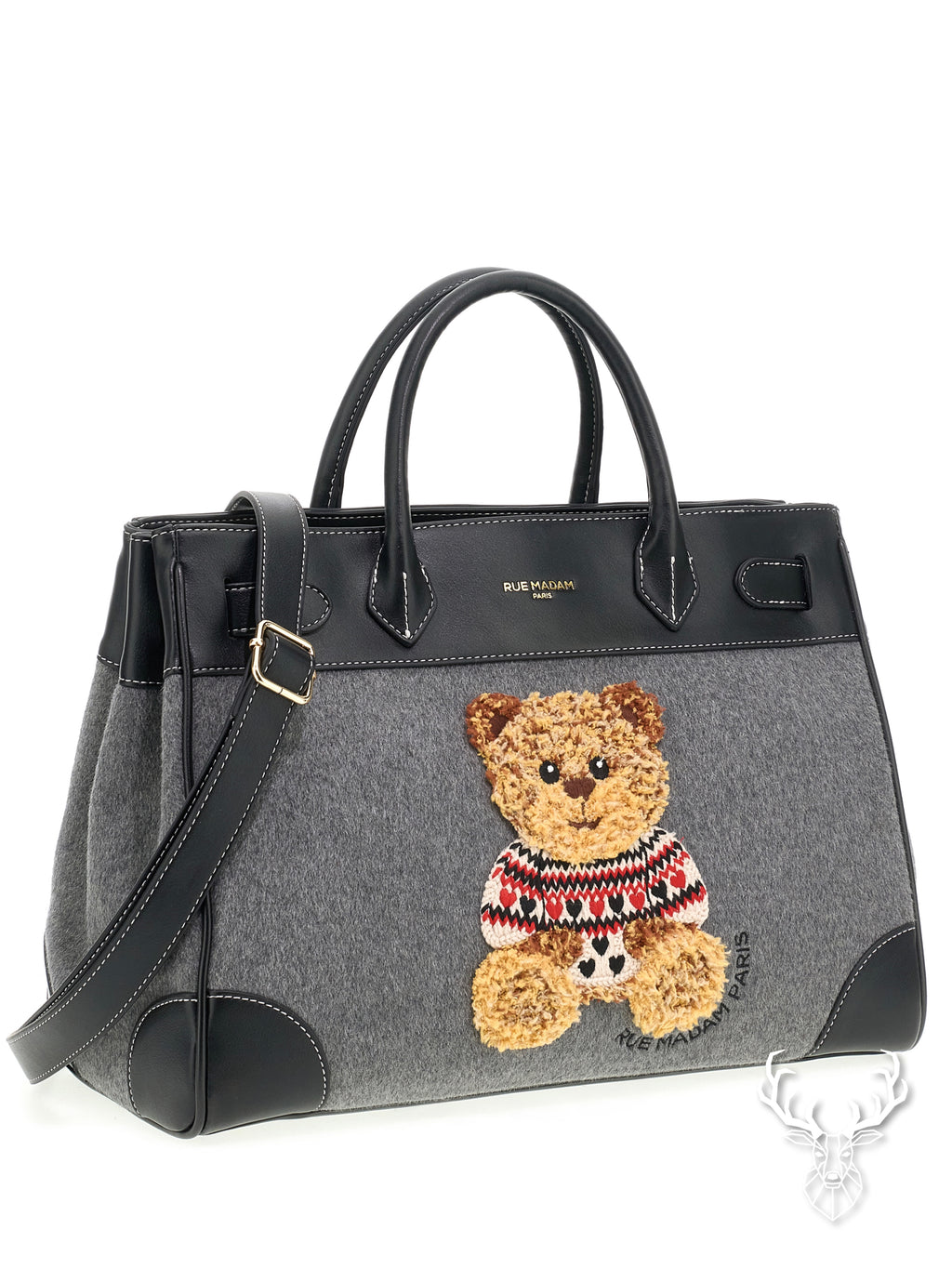 Marvin Love Tote Grey Rue Madam Paris