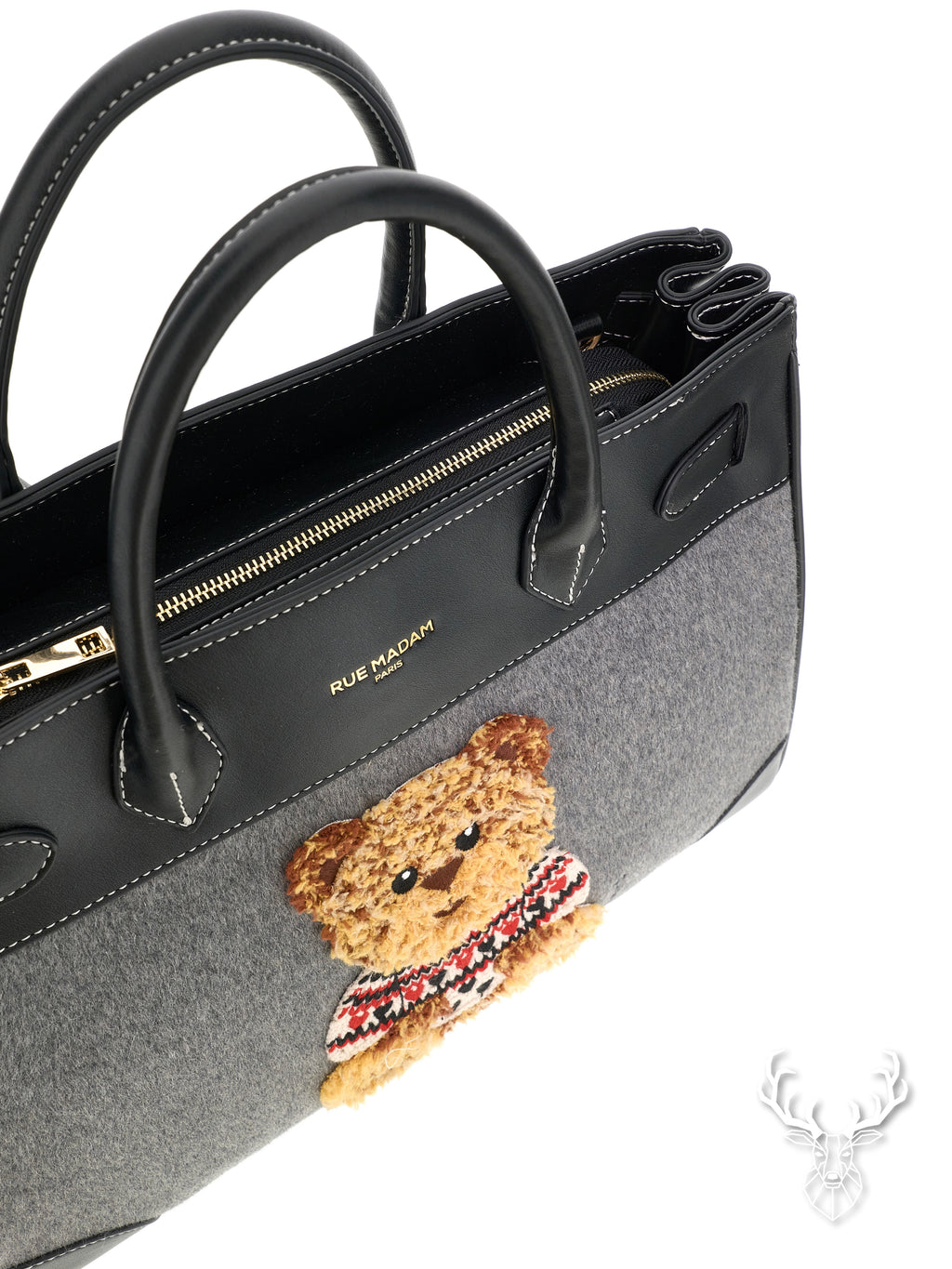 Marvin Love Tote Grey Rue Madam Paris