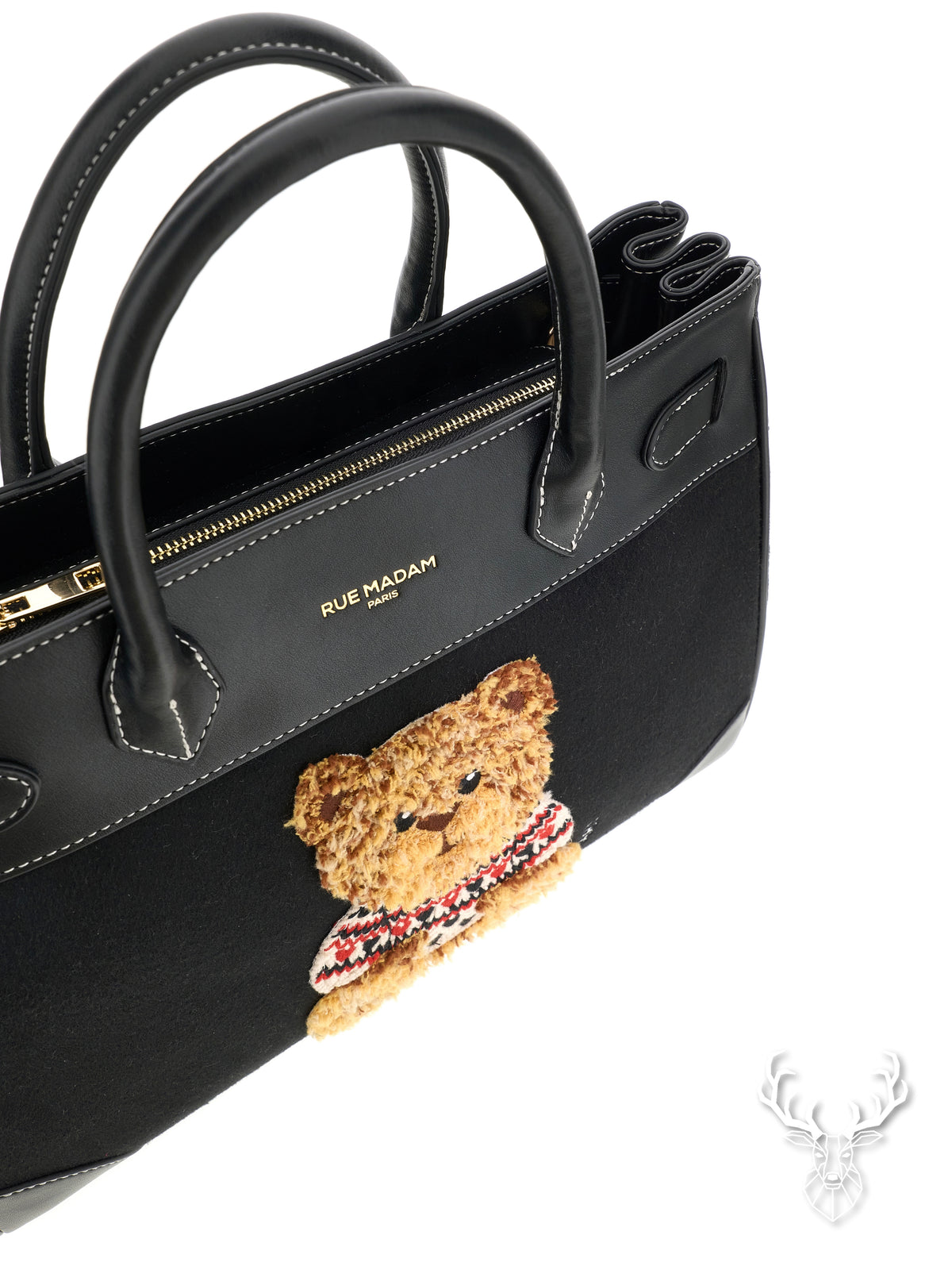 Marvin Love Tote Black Rue Madam Paris