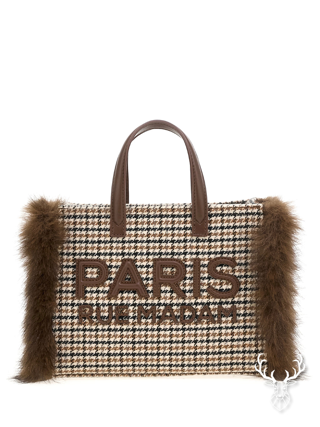 Megeve Mini Tote Pied De Poule Rue Madam Paris