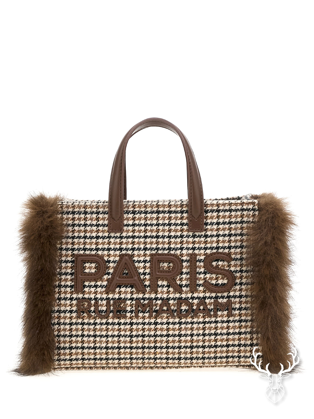 Megeve Mini Tote Pied De Poule Rue Madam Paris