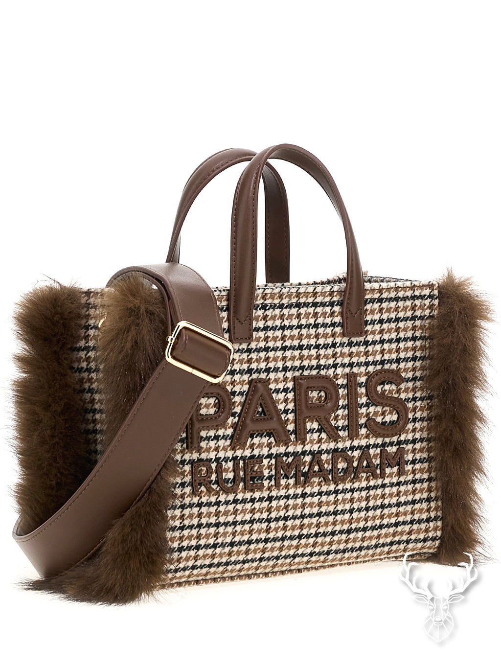 Megeve Mini Tote Pied De Poule Rue Madam Paris