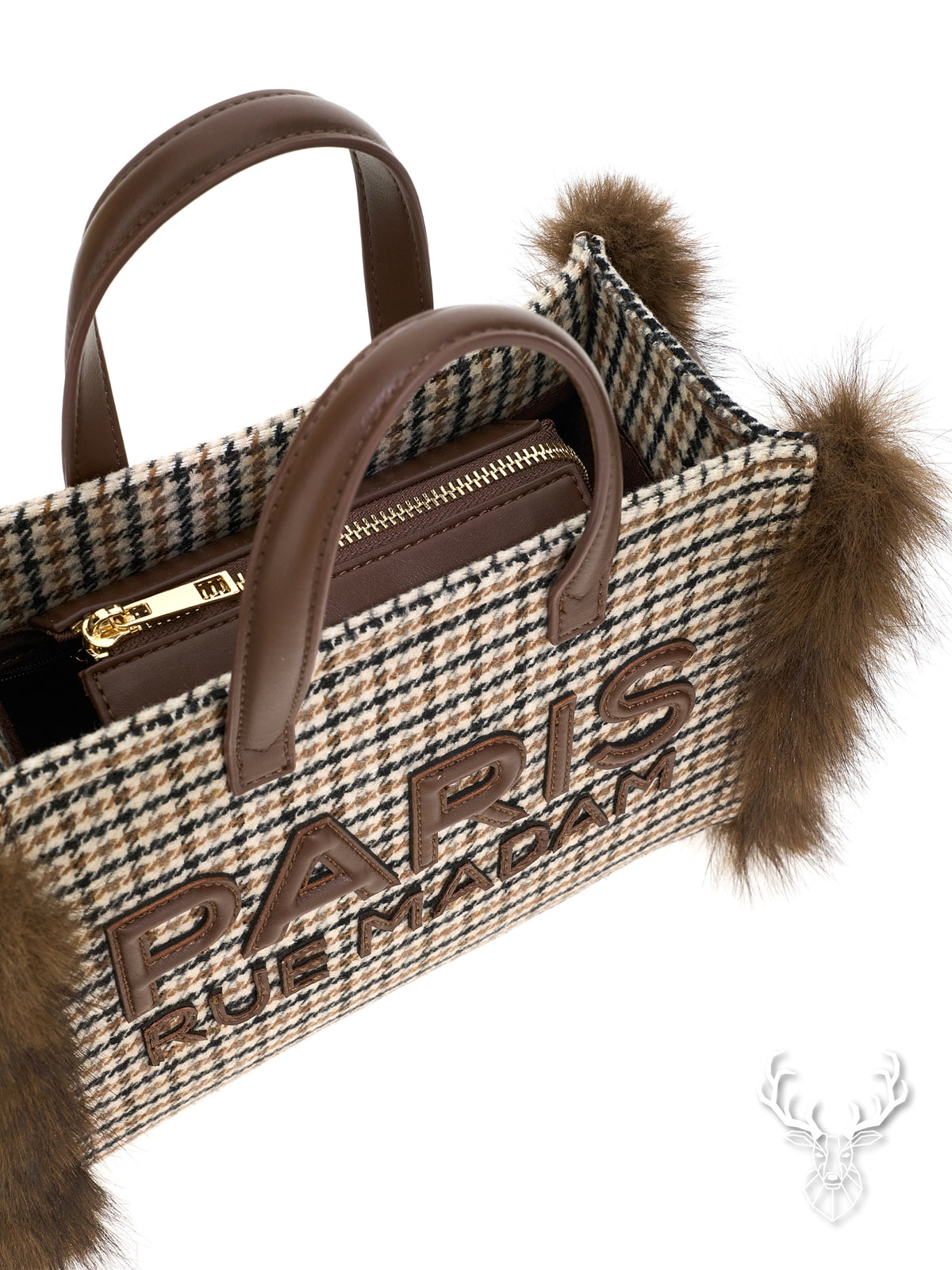 Megeve Mini Tote Pied De Poule Rue Madam Paris