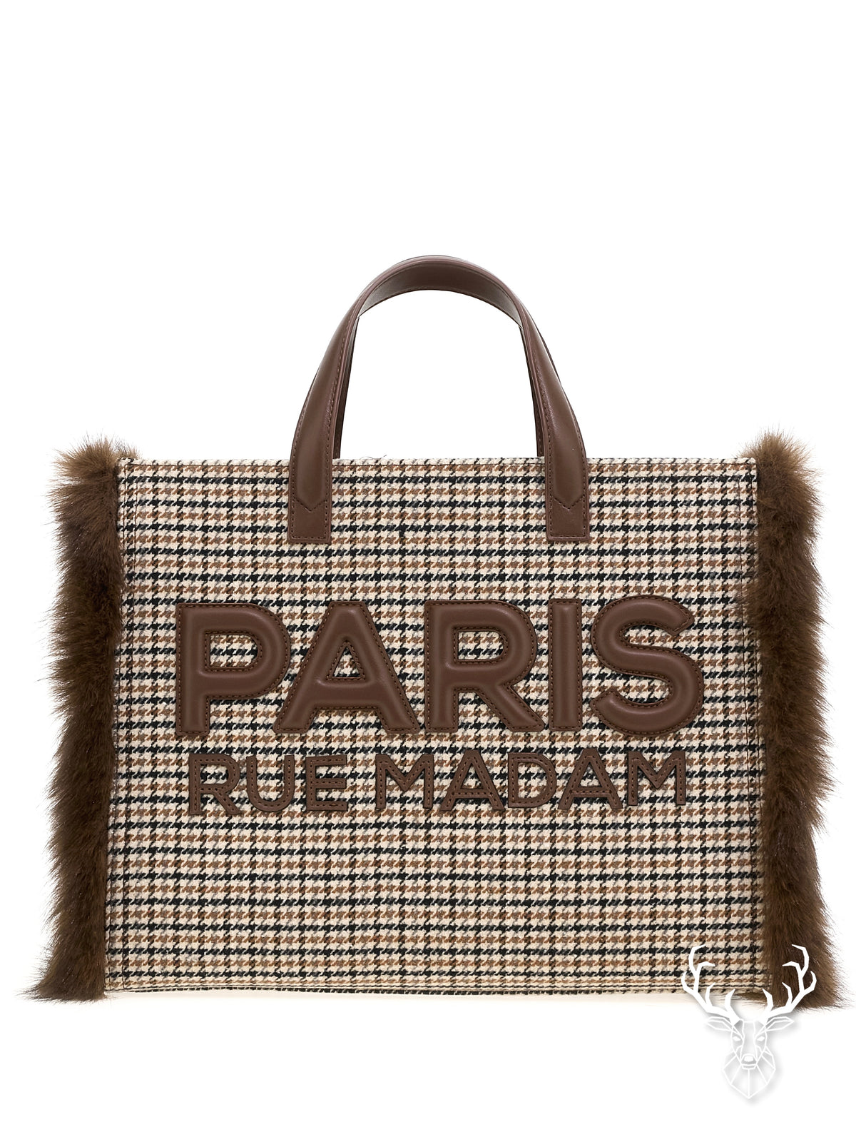 Megeve Tote Pied De Poule Rue Madam Paris