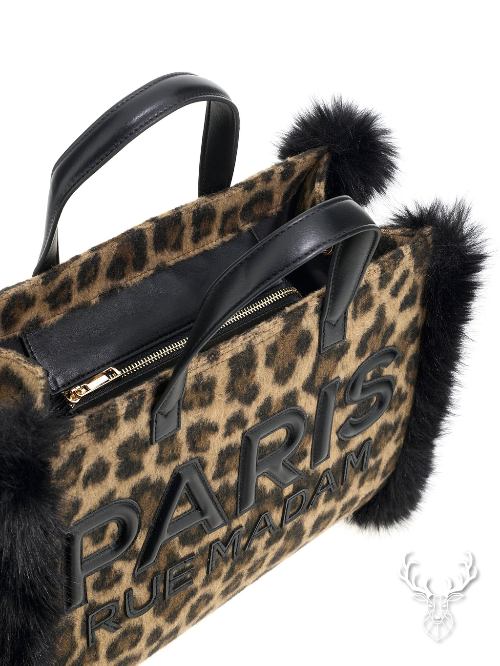 Megeve Tote Leopard Rue Madam Paris