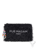 RM Winter Clutch Fluffy Noir Rue Madam Paris
