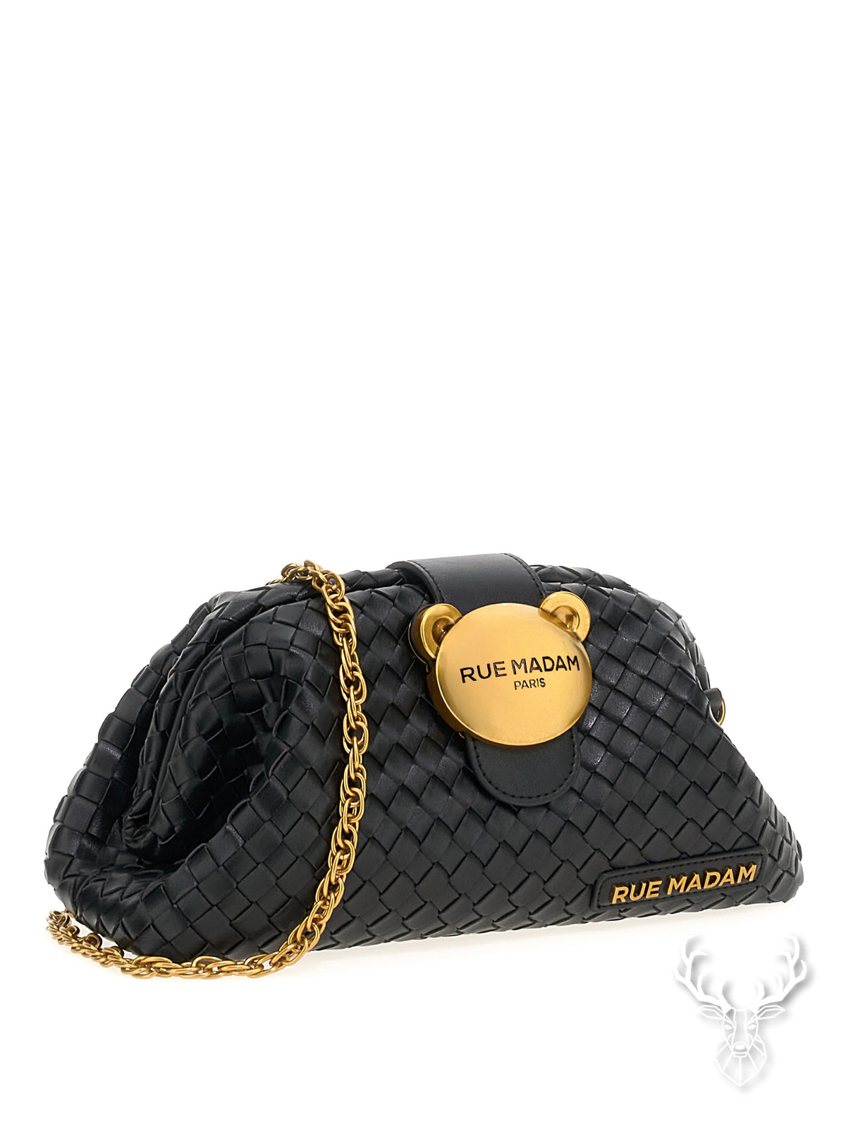 The Pouch Motif Black Rue Madam Paris